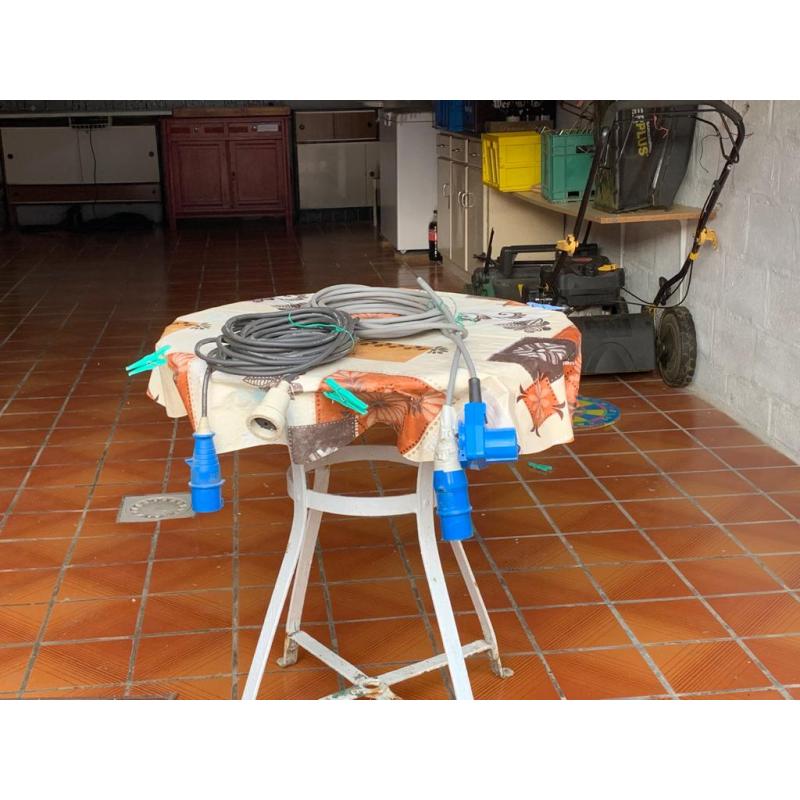 kabels electriciteit caravan
