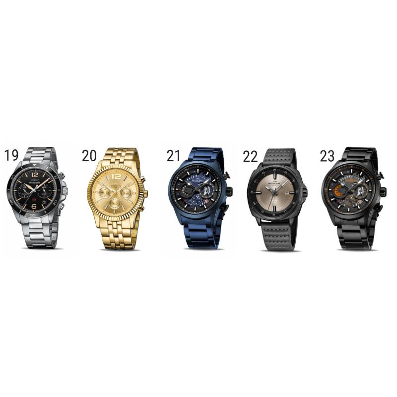 PRACHTIGE COLLECTIE HERENHORLOGES VAN ROTORCRAFT KIES UIT!!!