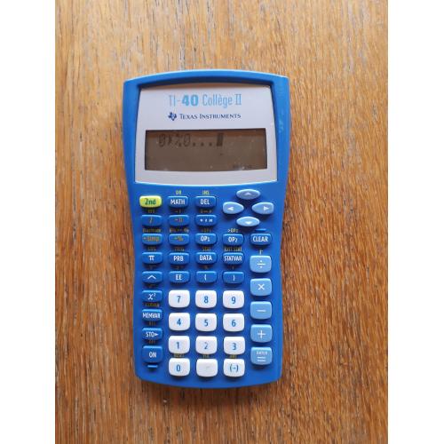 rekenmachine TI-40 Collège II