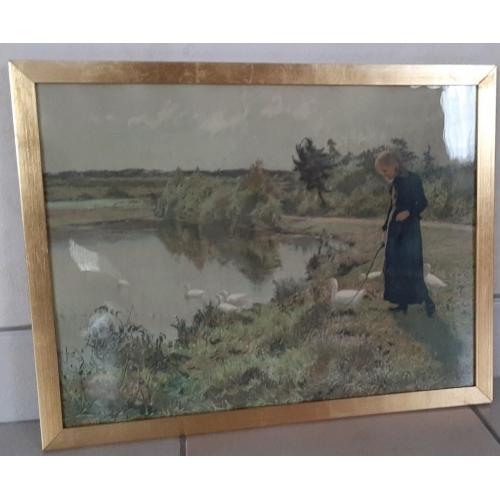 Schilderij Moderpoel in de Kempen