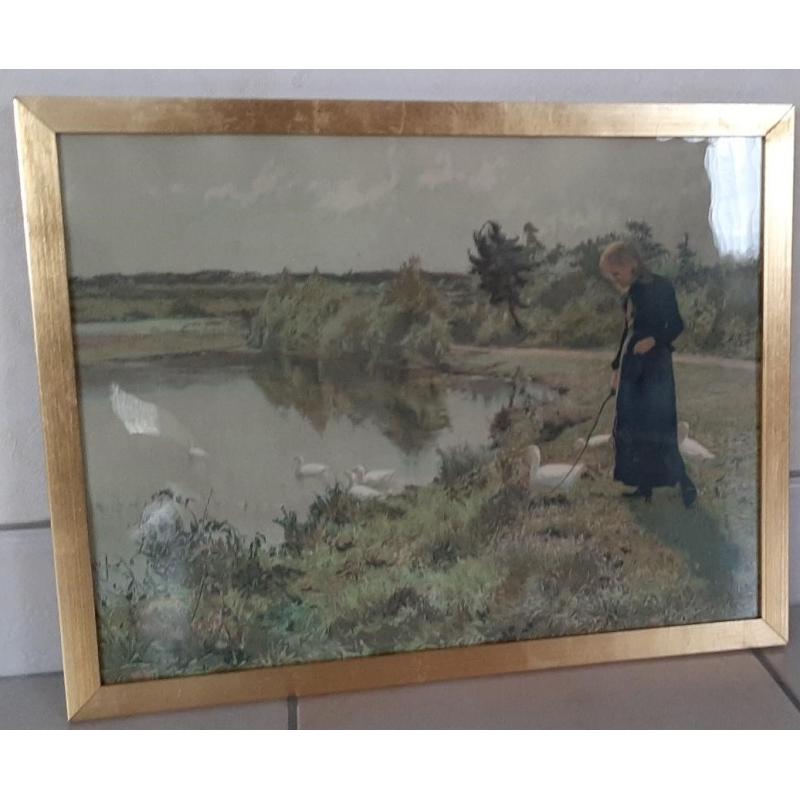 Schilderij Moderpoel in de Kempen