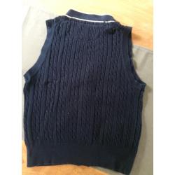 Donkerblauwe gilet River Woods kind