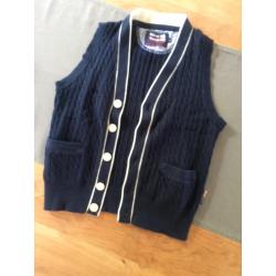 Donkerblauwe gilet River Woods kind
