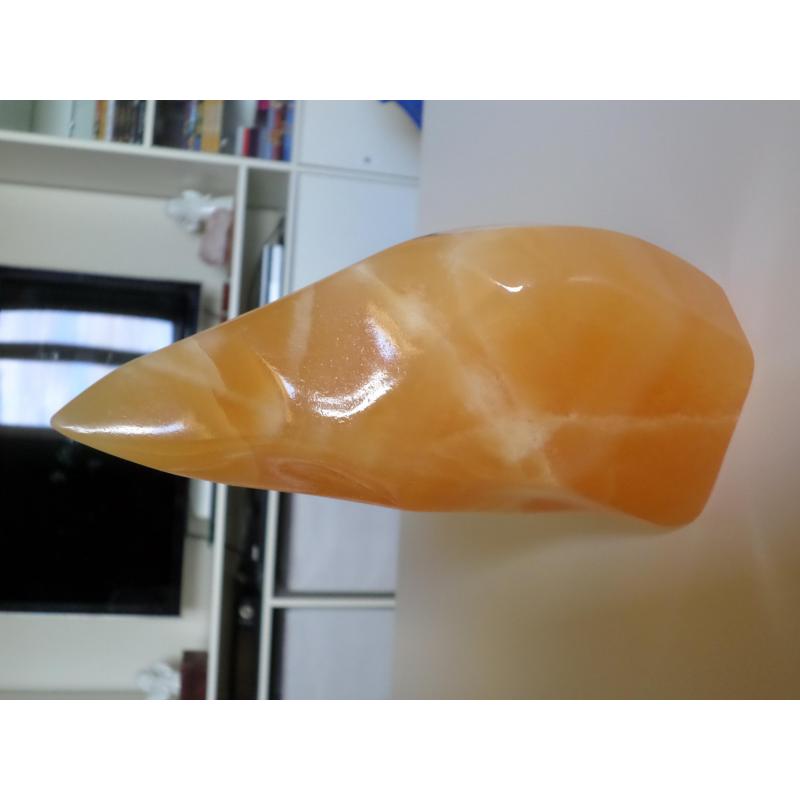 gevlamde oranje seleniet, foto's bijgevoegd