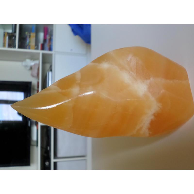 gevlamde oranje seleniet, foto's bijgevoegd