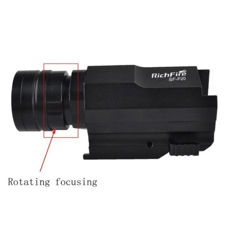 Tactical Led Light montage picatinny rail