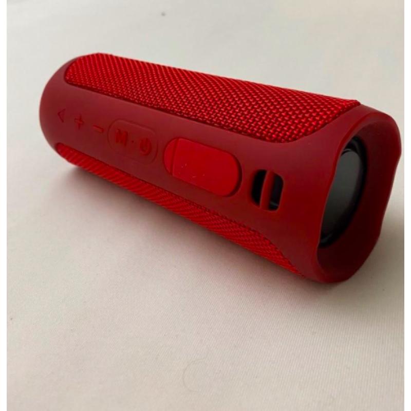 Bluetooth Speaker - mooi en populair vormgegeven bluetooth speaker met helder en prachtig geluid - rood & draadloos & waterproof & compact - alternatief voor JBL en JBL Go