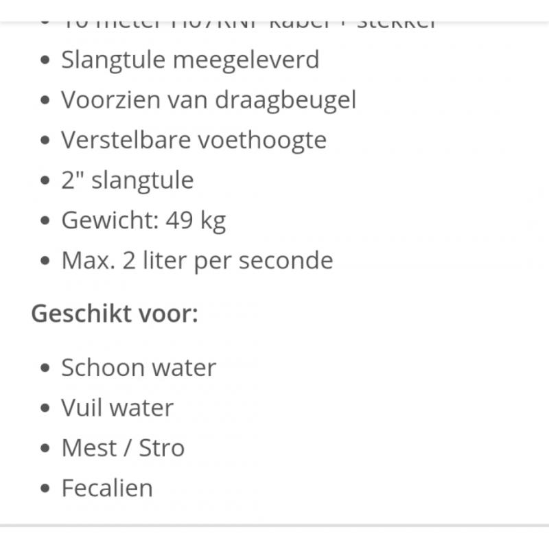 Vuilwaterpomp