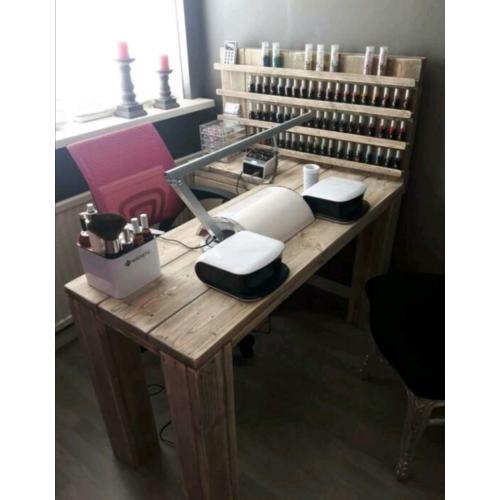 Nageltafel hoekmodel manicuretafel nagel manicure tafel