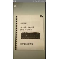 Versterker luxman LV-105