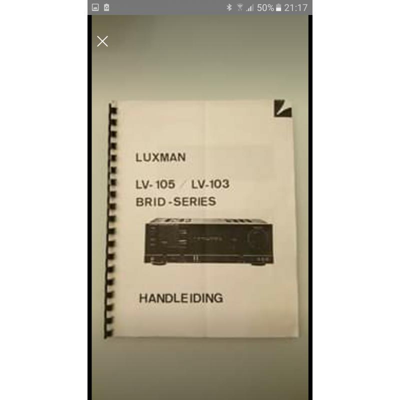 Versterker luxman LV-105