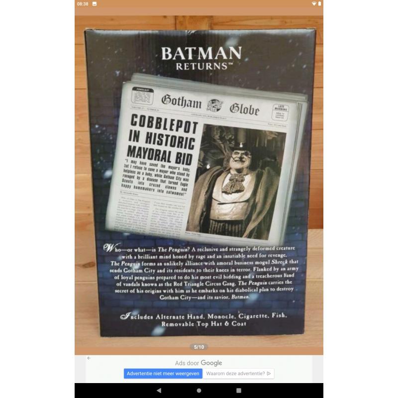 Complete set Neca Batman 1989