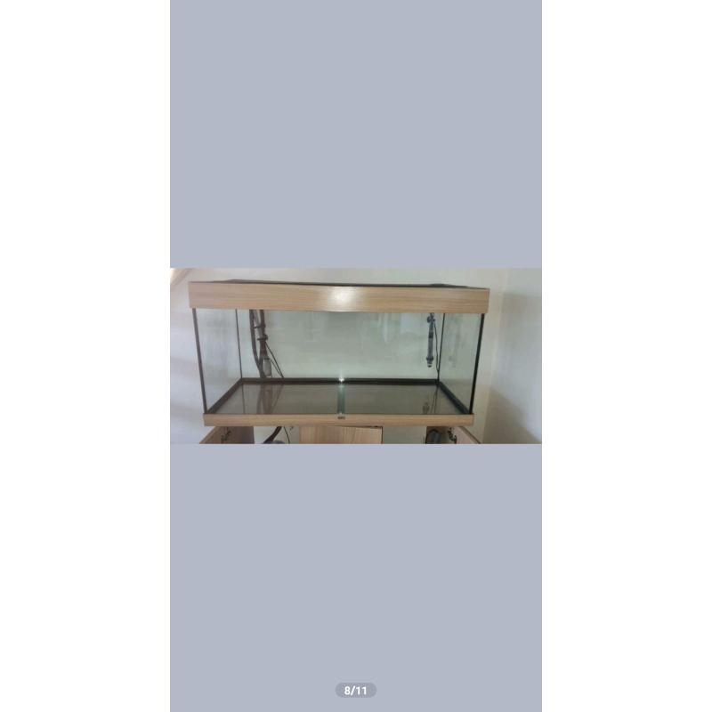 Aquarium juwel Rio 180 met meubel en externe filterpomp oase