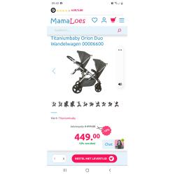 Kinderwagen Titanium Baby Orion Duo