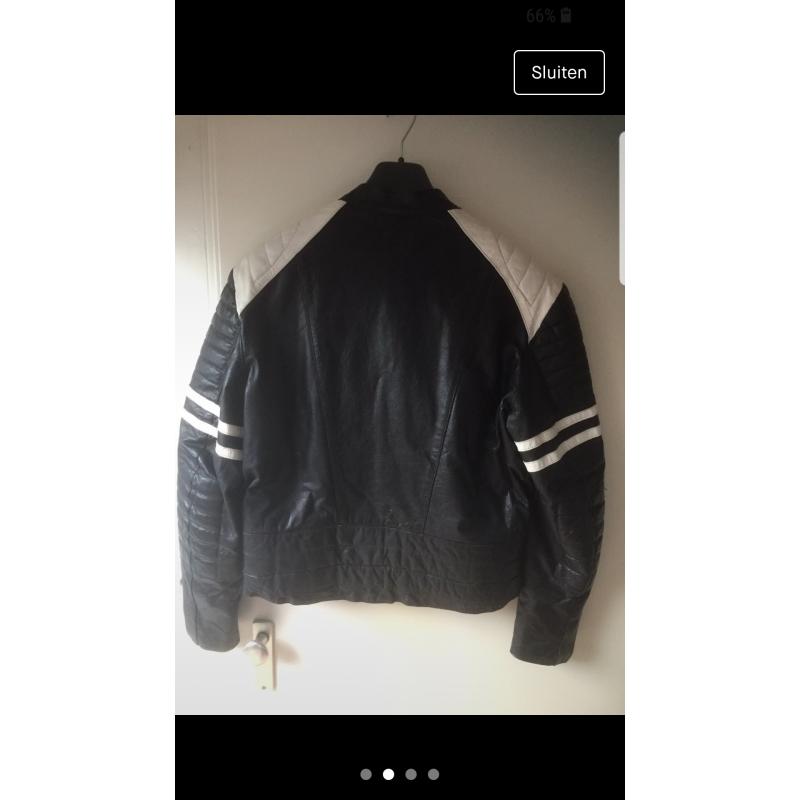 Retro leren jassen biker