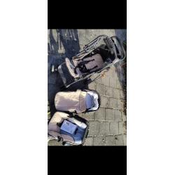 Nette Hauck kinderwagen 3 delig!!