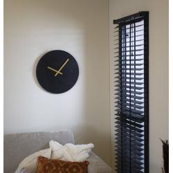 Nieuwe zwarte wandklok van salt&Pepper doorsnede van 75cm