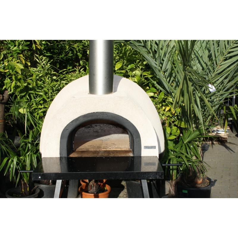 Pizzaoven AMALFI AD 70 Black plain/ nieuwe compacte tuinoven