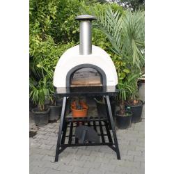 Pizzaoven AMALFI AD 70 Black plain/ nieuwe compacte tuinoven