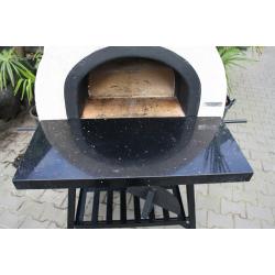 Pizzaoven AMALFI AD 70 Black plain/ nieuwe compacte tuinoven