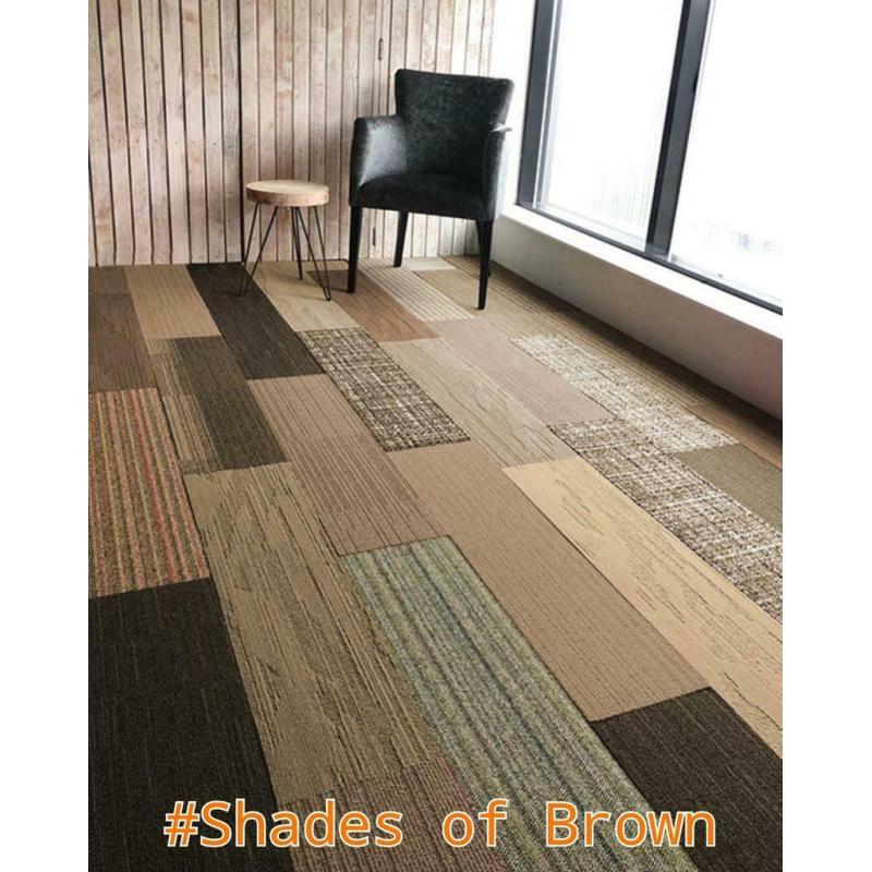 NIEUWE TREND! Shades of Blue Tapijttegels van Interface