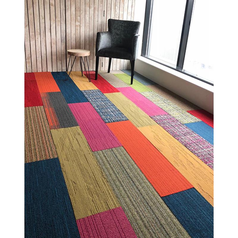 Interface Skinny Planks Shades of Colors Tapijttegels NIEUW
