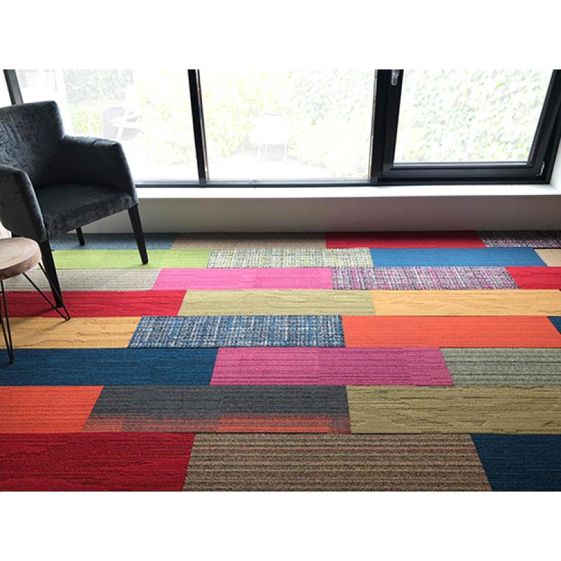 Interface Skinny Planks Shades of Colors Tapijttegels NIEUW
