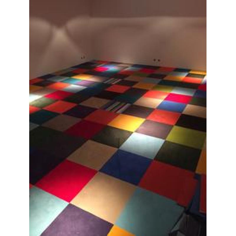 Mooie Rode mix Heuga & Interface Tapijttegels Decoratief!