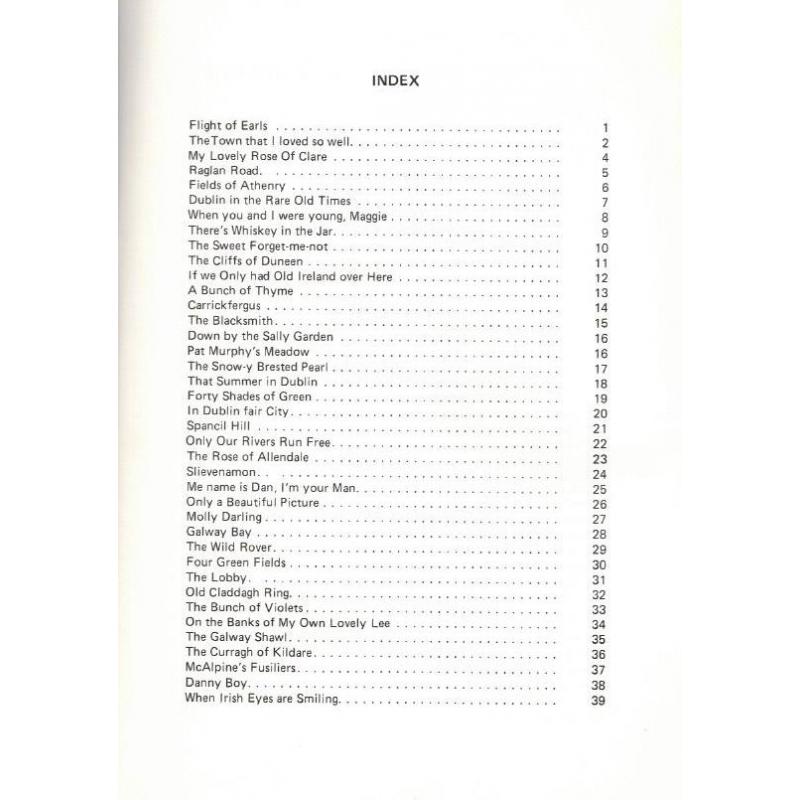 Echos of Ireland Singalong