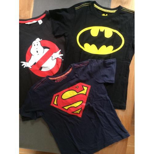 Set van 3 t-shirts 'superhelden'