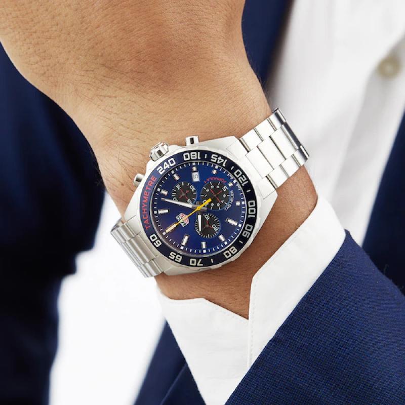 TAG HEUER Special Edition Formula 1 Red Bull Racing Quartz Chronograph 43mm Mens Watch CAZ101AK.BA0842