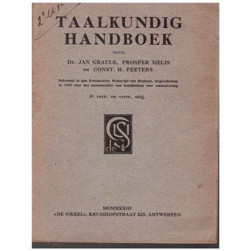 Jan Grauls - Taalkundig Handboek