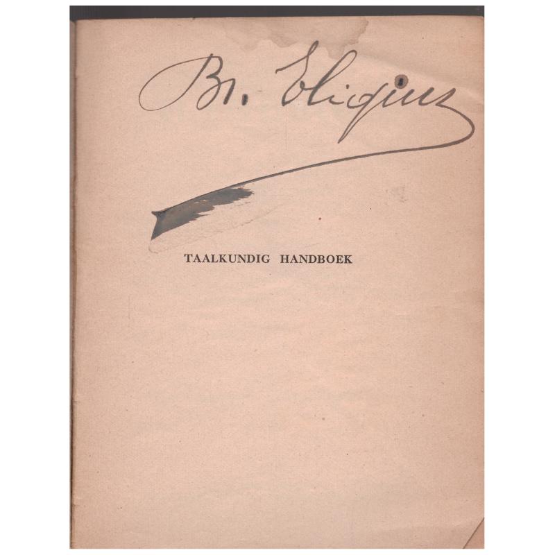 Jan Grauls - Taalkundig Handboek