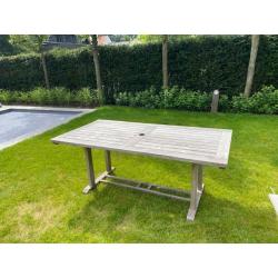 tuintafel in teak