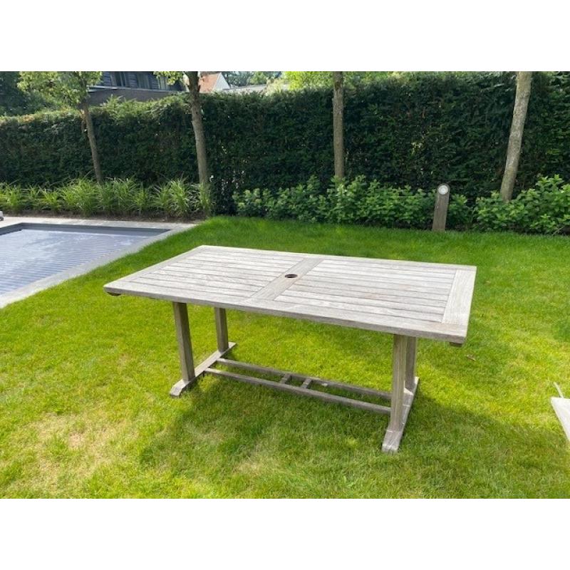 tuintafel in teak