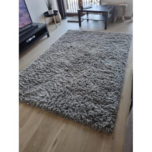 IKEA Tapijt, hoogpolig.  Grijze kleur