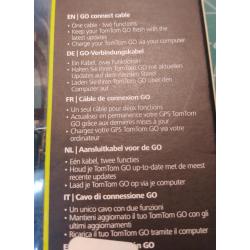 Aansluitkabel voor de TomTom GO