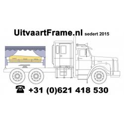 Uitvaart met uw eigen landbouw tractor kan en mag. Huur ons UitvaartFrame