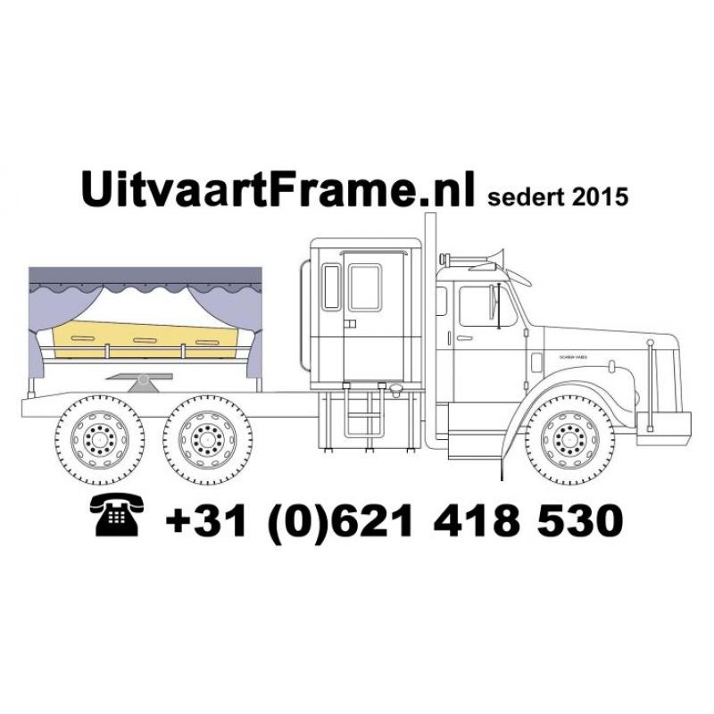 Uitvaart met uw eigen voertuig? UitvaartFrame verhuur, ook in België.