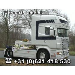 Uitvaart met uw eigen voertuig? UitvaartFrame verhuur, ook in België.