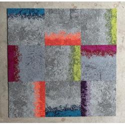 Leuke frisse Urban Retreat kleuren tapijttegelmix *Interface