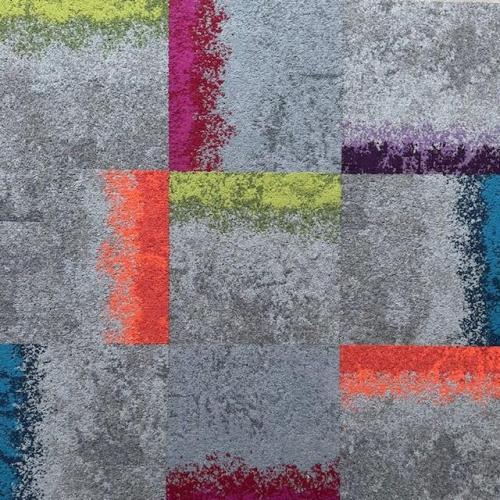 Leuke frisse Urban Retreat kleuren tapijttegelmix *Interface