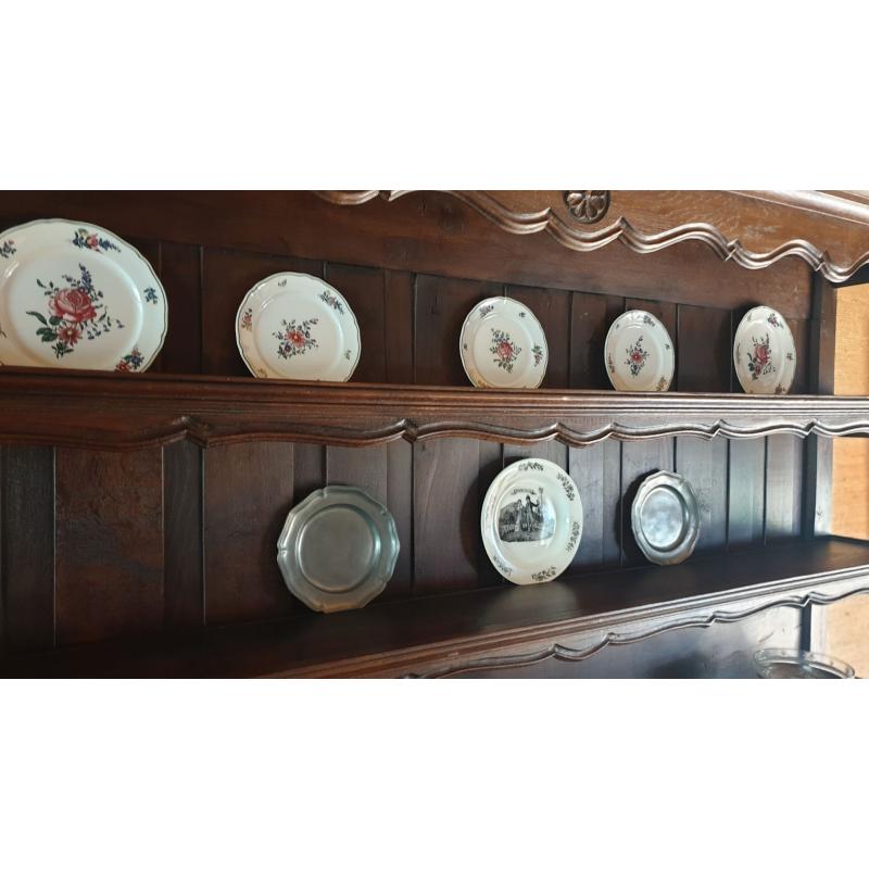Antieke buffet/vitrinekast