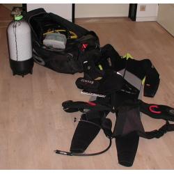 Volledige duikset wetsuit,ademset en ...