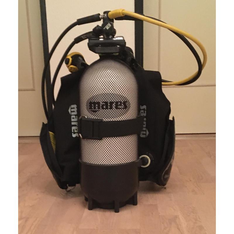Duikset Fles,Trimvest,Computer en adem set Topdeal