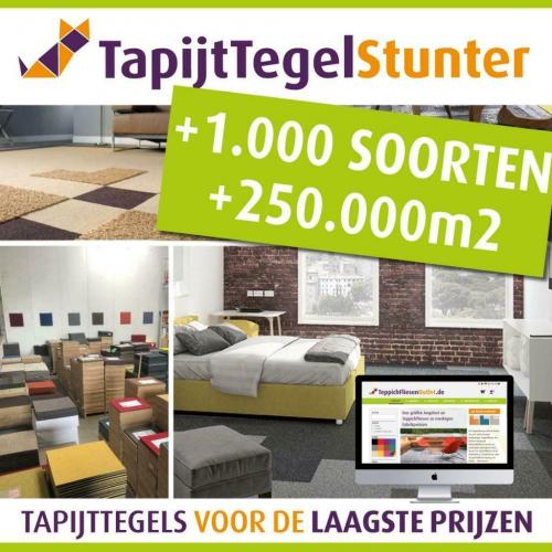 Prachtige nieuwe tapijttegels voor kleine prijsjes v.a.€1,25