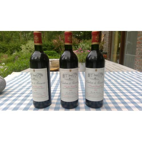 3 flessen Chateau la Boisserie