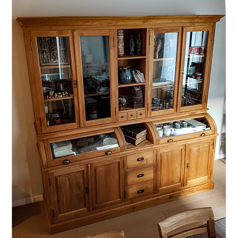 Hardhouten wandkast