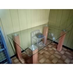 Table en verre gratuite - Gratis glazen tafel