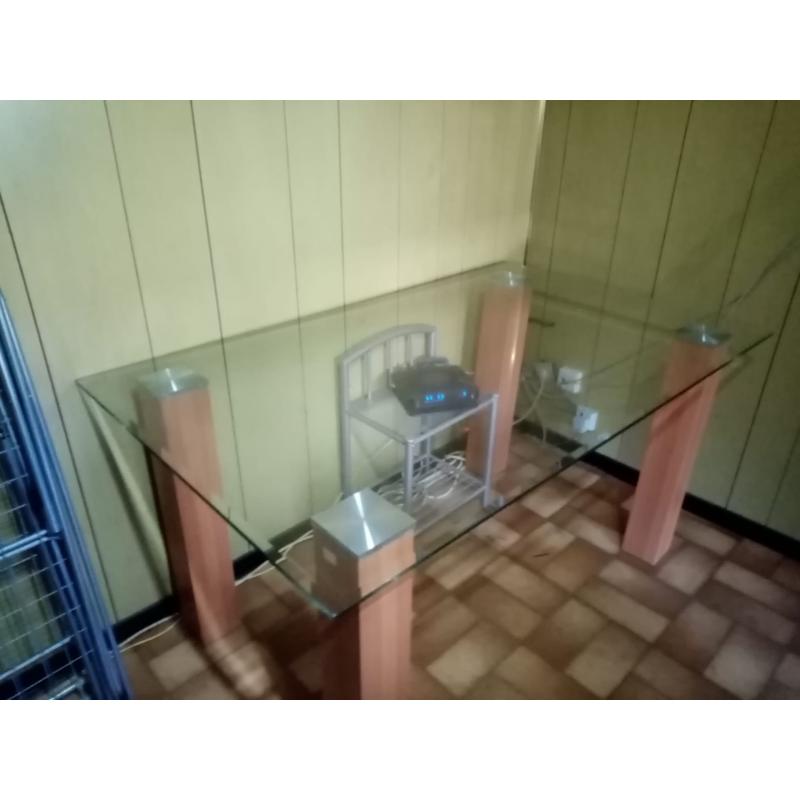Table en verre gratuite - Gratis glazen tafel
